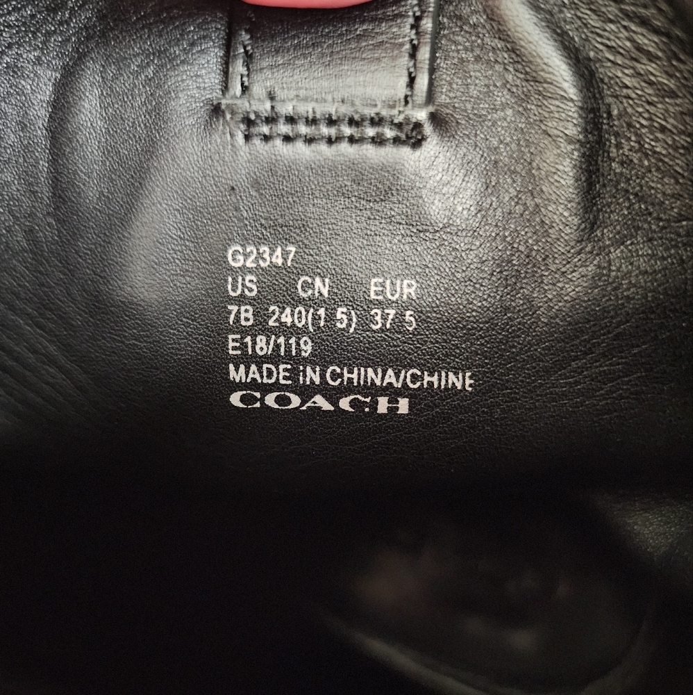 Coach leighton buckle moto boot - Picture 4 of 7